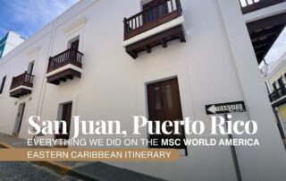 MSC World America San Juan Puerto Rico