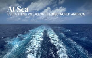 MSC World America At Sea