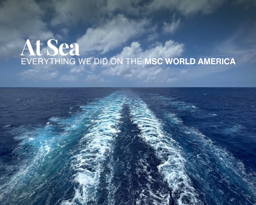 MSC World America At Sea