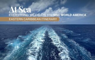 MSC World America At Sea