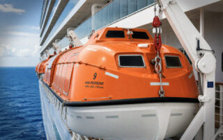 Lifeboats on Cruises