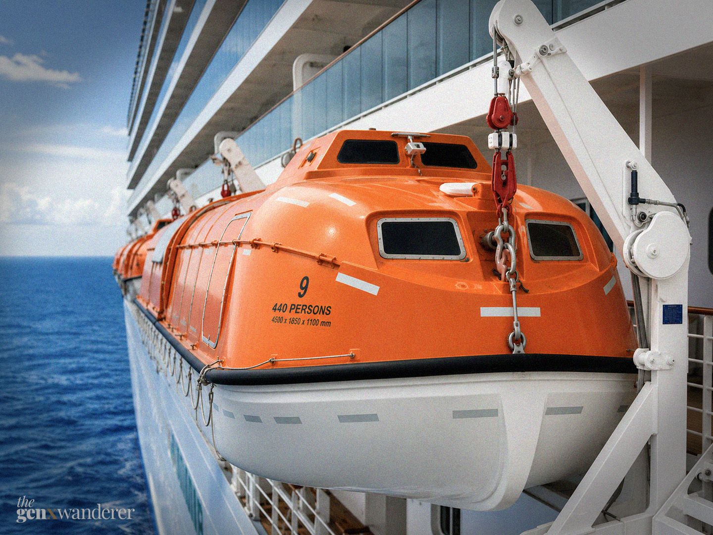 Lifeboats on Cruises
