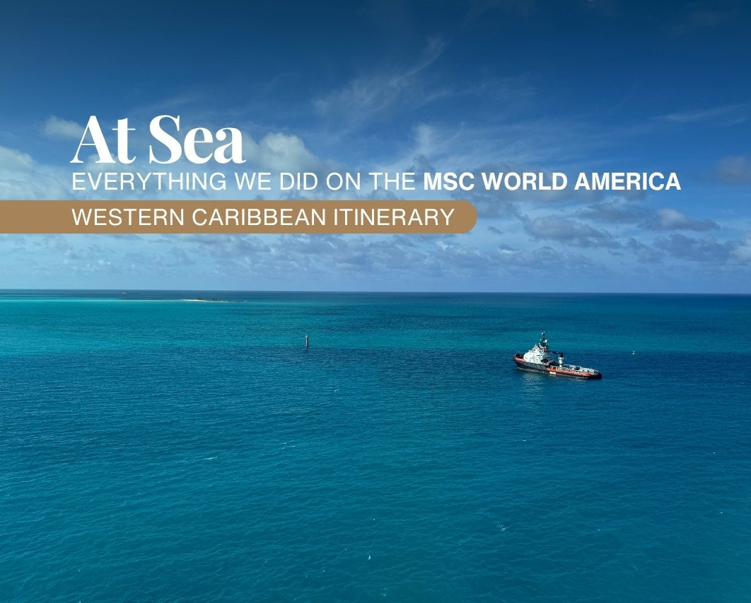 MSC World America Sea Day Experience