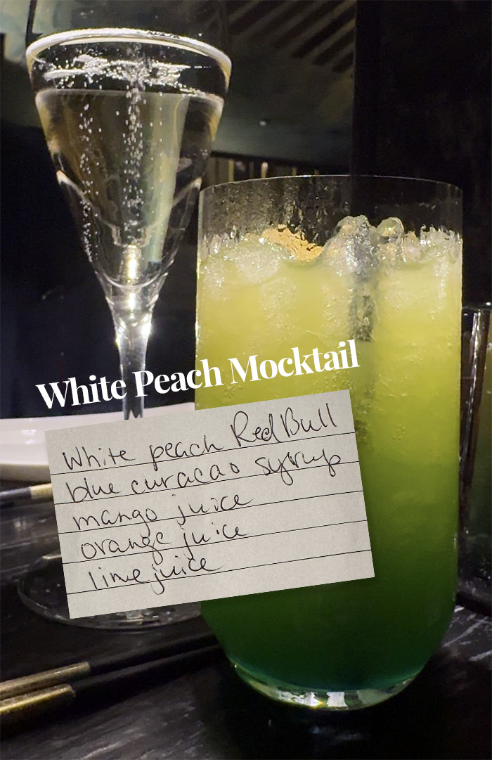 Akira Back Toronto - White Peach Mocktail