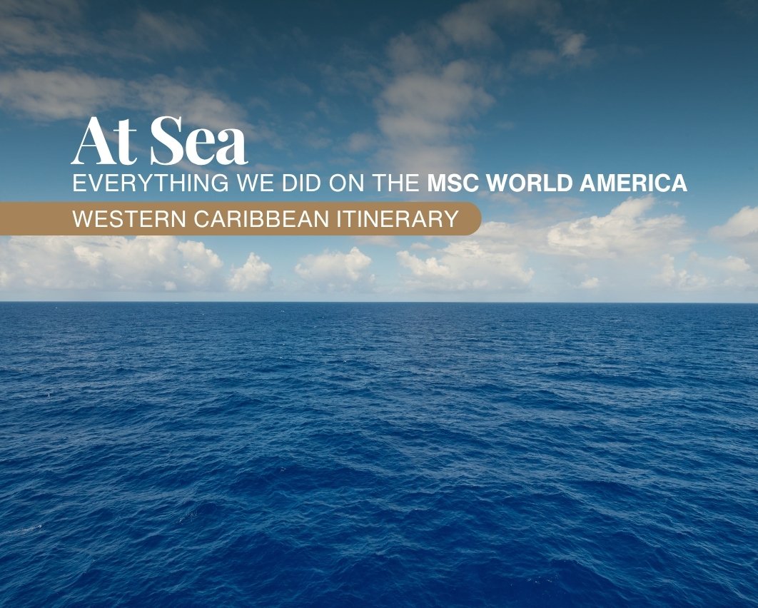 MSC World America Sea Day